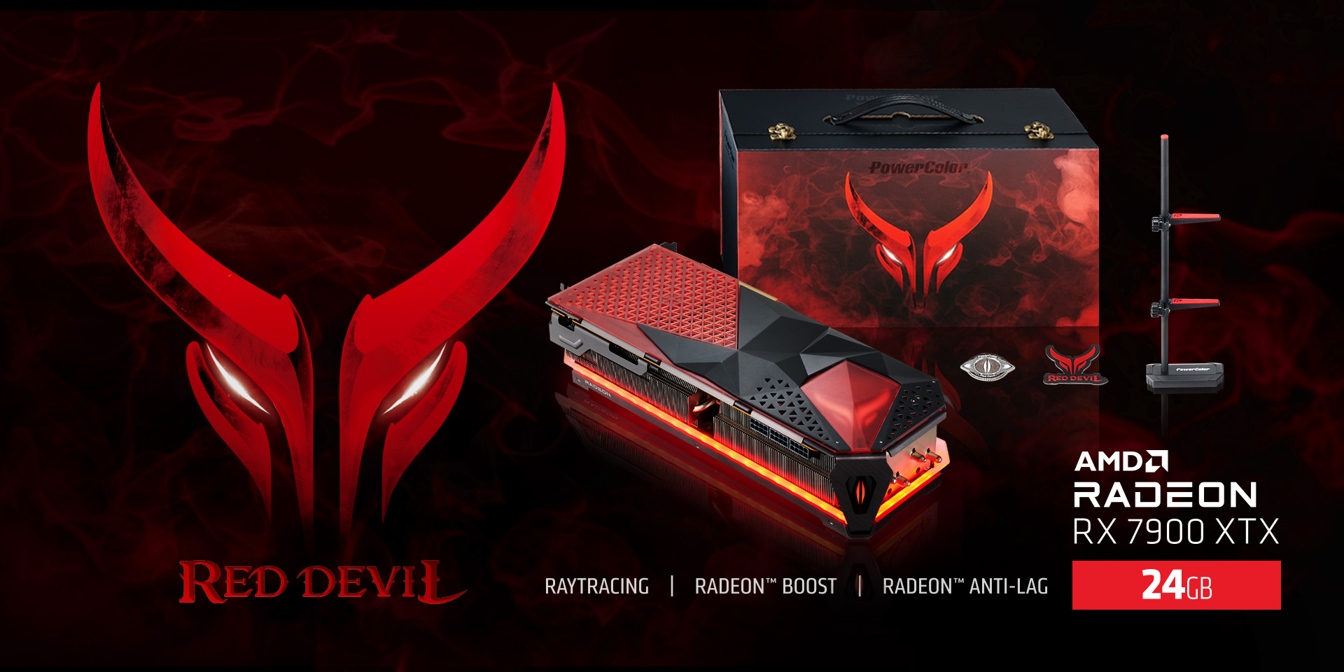 Red Devil AMD Radeon RX 7900 XTX 24GB 限定版」発売日変更のお知らせ